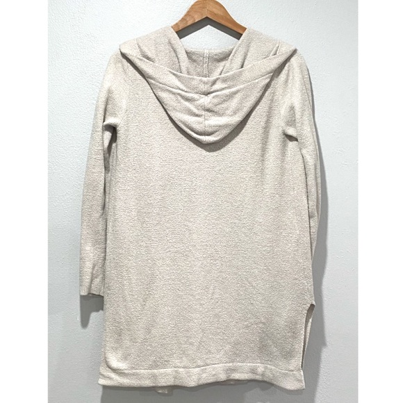 Barefoot Dreams CozyChic hooded open front cardigan - Picture 3 of 4